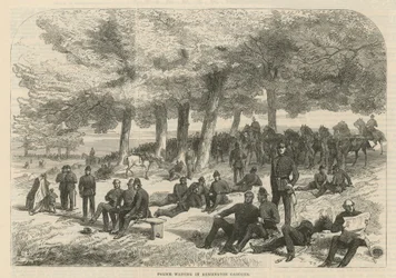 Polizei wartet in den Kensington Gardens