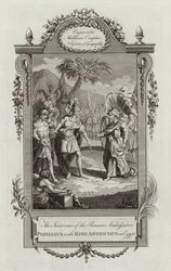 Popillius mit König Antiochus