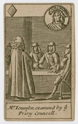 Popish Plot Spielkarte, 1679