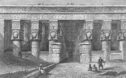 Portikus des Tempels von Denderah