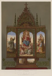 Teil eines Prie-Dieu der Erzherzogin Sophia von Österreich