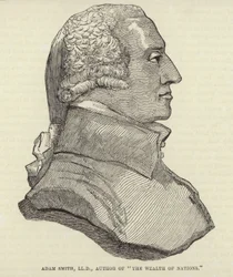 Porträt von Adam Smith