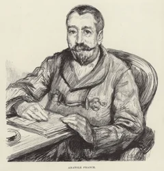 Porträt von Anatole France
