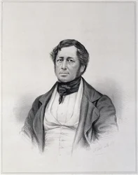 Porträt von Charles Joseph Hullmandel (1789-1850), graviert von G.B. Bleck