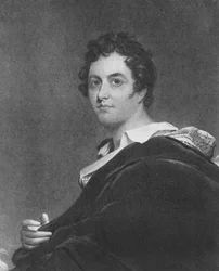 Porträt von George Gordon, 6. Lord Byron von Rochdale