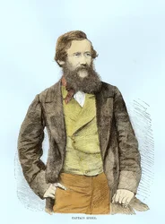Porträt von John Hanning Speke (1827-64) (spätere Kolorierung)