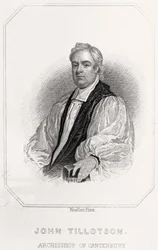 Porträt von John Tillotson, Erzbischof von Canterbury