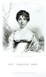 Porträt von Lady Caroline Lamb (1785-1828), graviert von Henry Meyer