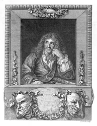 Porträt von Molière