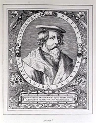 Porträt von Petrus Apianus (1501-52) aus The Narrative and Critical History of America, herausgegeben von Justin Winsor, London, 1886