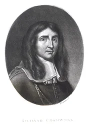 Porträt von Richard Cromwell (1626-1712), graviert von Richard Earlom aus 