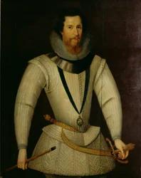 Porträt von Robert Devereux, Earl of Essex (1566-1601)