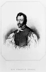 Porträt von Sir Francis Drake, aus Lodges British Portraits, 1823