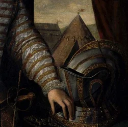 Porträt von Sir Robert Dudley, Earl of Leicester (Detail)