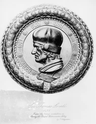 Porträt von Sir Thomas Lovell (gest. 1524) im Jahr 1485, vom Bronzemedaillon in der Henry VII Kapelle Westminster Abbey von Torregiano