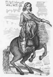 Porträt von Sir William Waller (Stich)