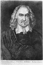 Porträt von Thomas Hobbes (1588-1679)