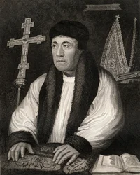 Porträt von William Warham, aus Lodges British Portraits, 1823