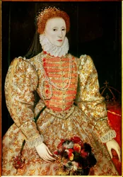 Porträt der Königin von England Elisabeth