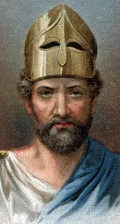 Porträt des griechischen Generals und Politikers Perikles (494-429 v. Chr.) - Aus der Serie „Leaders of Men“