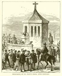 Predigt an der St. Pauls Cross, 16. Jahrhundert