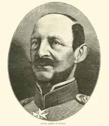 Prinz Albert von Preußen, Oktober 1870