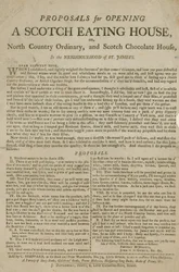 Vorschläge zur Eröffnung eines schottischen Speiselokals