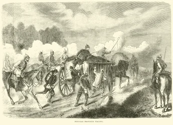 Preußische Versorgungswagen, September 1870