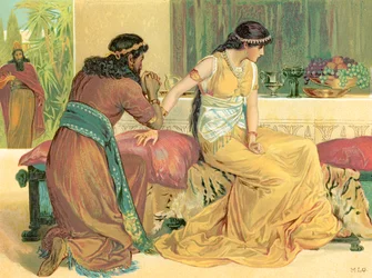 Königin Esther und Haman