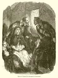 Königin von James II. versteckt in Gravesend