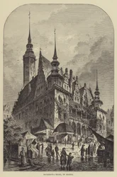 Rathaus, Brieg, in Schlesien