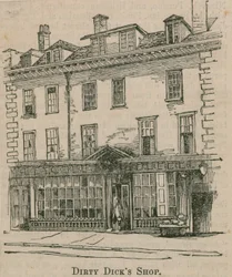 Residenz in der Leadenhall Street, London, von Nicholas Bentley, auch bekannt als Dirty Dick