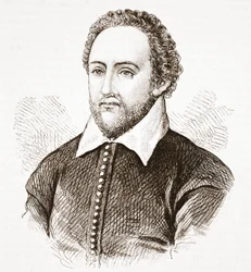 Richard Burbage, aus dem Originalporträt im Dulwich College