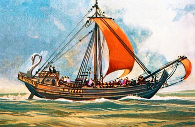 Römisches Frachtschiff