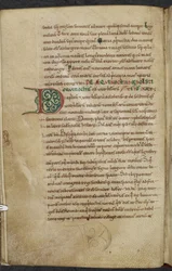 Initiale D. De temporum ratione. Beda Venerabilis