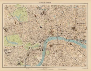 Royal Atlas, ca. 1900: Zentrales London