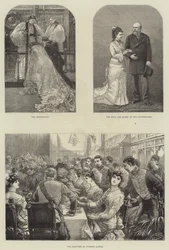 Königliche Hochzeit von Prinz Leopold und Prinzessin Helena (Stich)