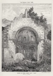 Ruinen von Notre Dame Alet, Aude