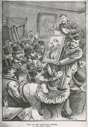 Verkauf von Oscar Wildes Haushaltsgegenständen in der Tite Street