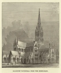 Salisbury Kathedrale von Nordosten