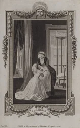 Szene aus Clarissa, von Samuel Richardson