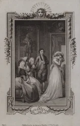 Szene aus Clarissa, von Samuel Richardson