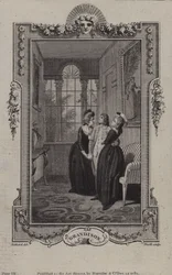 Szene aus Die Geschichte von Sir Charles Grandison, von Samuel Richardson
