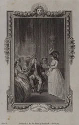 Szene aus Die tugendhafte Waise, von Mary Collyer