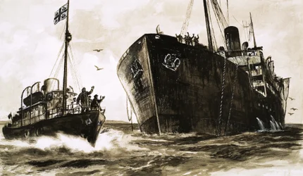 Meereswandel, Illustration zu Richard Armstrongs Fortsetzungsgeschichte