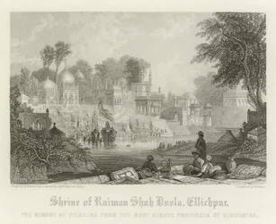 Schrein von Raiman Shah Doola, Ellichpur, Indien