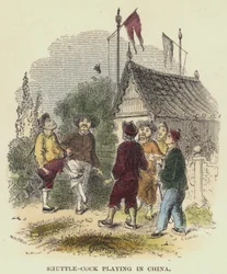 Federballspiel in China