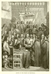 Unterzeichnung des Westfälischen Friedens