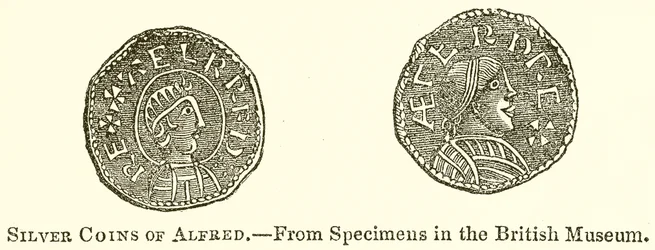 Silbermünzen von Alfred
