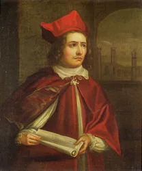 Sir Augustus Harris (1851-96) als Kardinal Wolsey